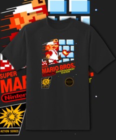 Super Mario Bros NES Retro Video Game T Shirt Youth M - Adult 6XL Fast Ship!