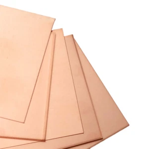 Copper Sheet, Plate Thin Material Solid Various Thickness And Sizes Copper Sheet - Picture 1 of 5