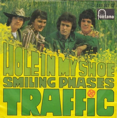 TRAFFIC HOLE IN MY SHOE / SMILING PHASES RARE 1967 RECORD AUSTRIA 7" PS - Image 1 of 4