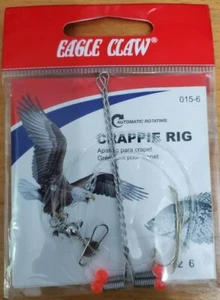 Eagle Claw 015H-6 Auto Crappie Rig Size 6 - Picture 1 of 1