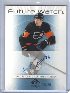 2022-23 SP Authentic '12-13 Retro Future Watch Auto Isaac Ratcliffe 546/699 - Picture 1 of 2