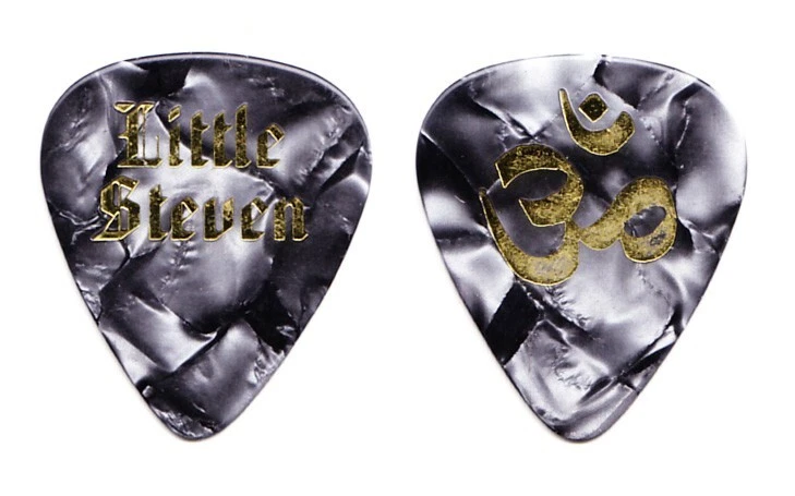 Bruce Springsteen Little Steven Gray Pearl/Gold Foil Guitar Pick - 2009 Tour - Image 1 of 1