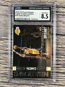 2015-16 Panini Hoops Lights Camera Action #35 Kobe Bryant CGC NM/MINT+ 8.5 - Picture 1 of 2