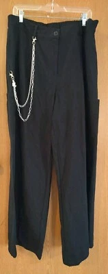 Pantalones Forever 21 Talla Grande Punk Rock Cartera Cadena - Negros - 1x **NUEVO CON ETIQUETAS** Foto 1 de 4
