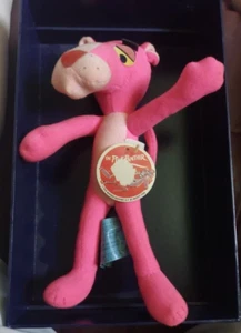 1964 VINTAGE 11" PINK PANTHER PLUSH STUFFED ANIMAL TOY w/ Tags Mighty Star - Picture 1 of 12
