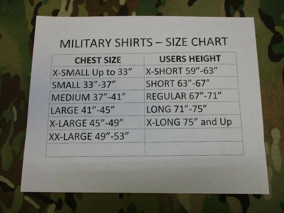 (4) US ARMY ISSUE COMBAT UNIFORM TOPS OCP SCORPION CAMO BDU SHIRT RIP-STOP COAT - Image 1 of 4