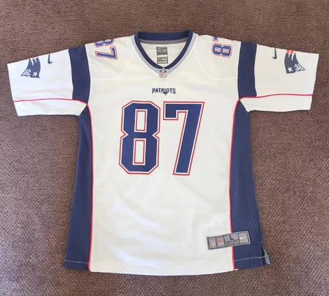 Nike Rob Gronkowski #87 New England Patriots Football Jersey Youth Large 14/16 Cover
