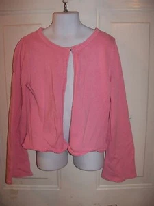 LANDS' END PINK CARDIGAN SIZE S GIRL'S EUC - Picture 1 of 3