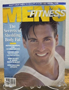 Joe Weider MEN'S FITNESS MAGAZINE December 1989 Vintage Male Workout Exercise - Picture 1 of 3