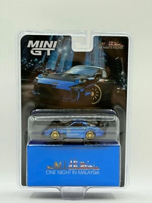 Coche de cena MINI GT Mazda RX7 #1021 una noche en Malasia MDX 2025 artículo raro Foto 1 de 3