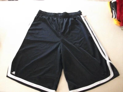 NWT RUSSELL NAVY & WHITE BASKETBALL Shorts w/ Pockets Mens 3XL HARD TO FIND ITEM - Image 1 of 4
