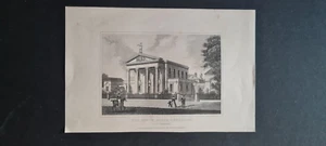 Antique (c. 1850)  print - The Court House, Beverley - Yorkshire - Picture 1 of 3