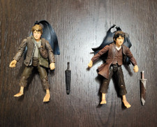 Frodo & Sam from 2 Pack LORD OF THE RINGS ToyBiz Return King COMPLETE UNUSED