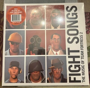Fight Songs: The Music of Team Fortress 2 Vinyl Record Soundtrack Green Poster - Bild 1 von 2