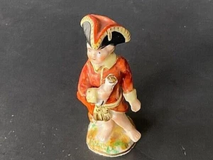19TH CENTURY MEISSEN GERMANY UNIFORMED BOY PORCELAIN FIGURINE - Picture 1 of 9
