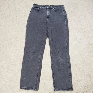 Madewell Jeans Womens 28 (30x27.5) Curvy Perfect Vintage Jean Black Lunar Wash - Picture 1 of 12