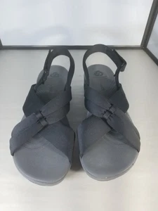 Sandalias Cloudsteppers By Clarks Arla Belle Negras Talla 9M Nuevas - Imagen 1 de 14