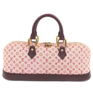 Authentic Louis Vuitton Monogram Mini Alma Long Hand Bag Cerises M92207 F/S - Picture 1 of 22