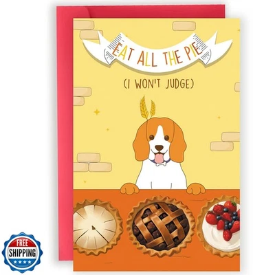 Abeletree Divertidas Tarjetas de Acción de Gracias con Sobre, Linda Tarjeta de Regalo de Acción de Gracias Foto 1 de 4