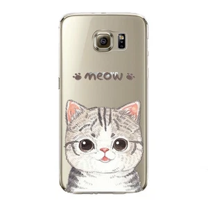COQUE SAMSUNG GALAXY S7 EDGE - LE CHAT ROMANTIQUE SILICONE SOUPLE (TPU) - Photo 1 sur 1