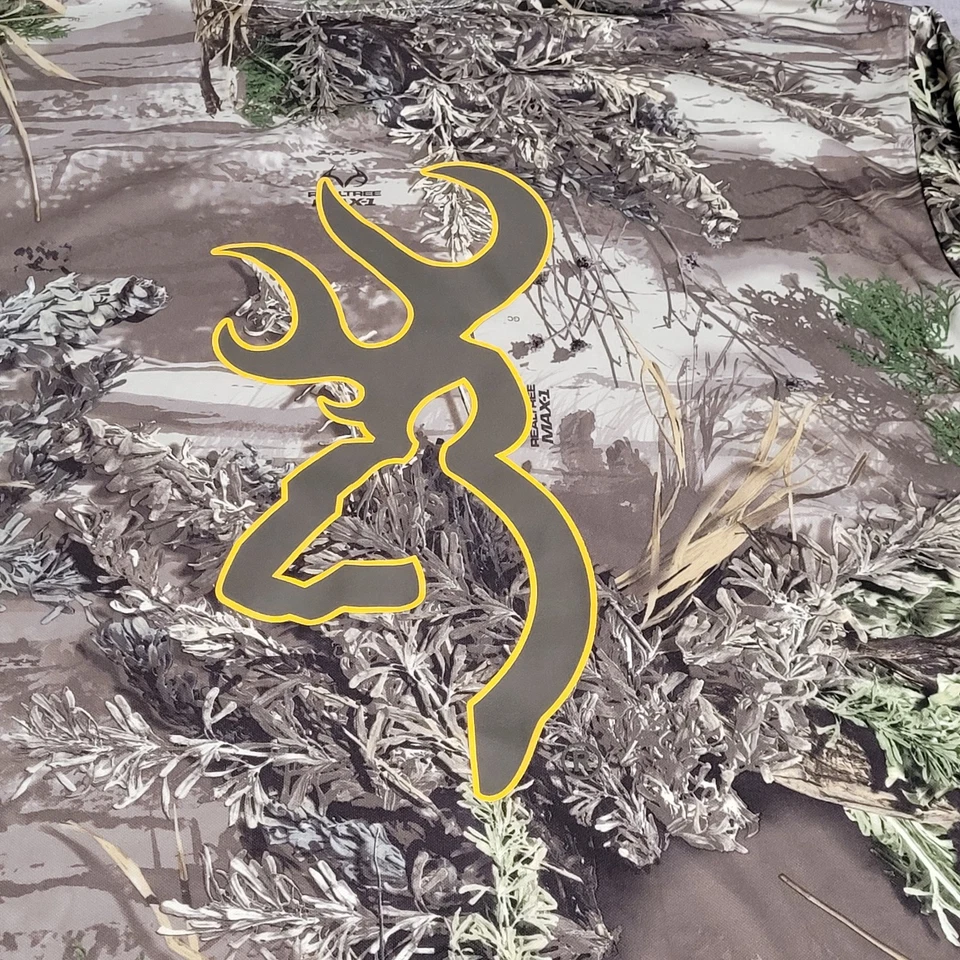 Browning Realtree MAX-1 Camo Shirt Men’s Large Made in USA Gorpcore Activewear - Image 1 of 4
