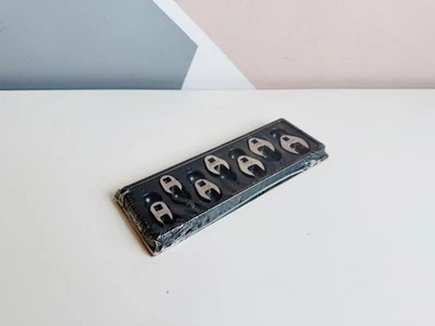 *NEW* Snap On 7-pc 1/4" Drive Metric Open-End Crowfoot Wrench Set 107TMCOM - Image 1 of 4