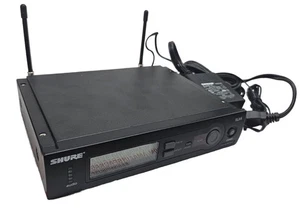 Shure SLX4 G4 Wireless Microphone Receiver 518-542 MHz - w/ AC ADP + ANTENNAS!! - Picture 1 of 5
