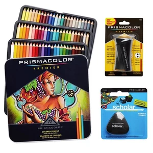 Caja de Lápices de Colores Prismacolor de 72 Colores Surtidos, Lápiz Académico Triangular - Imagen 1 de 4