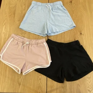 Old Navy Girls Short Set Of 3 Black 10/12 Blue 10/12 Pink 14/16 Retro See Photos - Picture 1 of 14