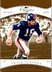 Donruss Classics #181 Frank Gifford 2001 #/1425 - Imagen 1 de 2