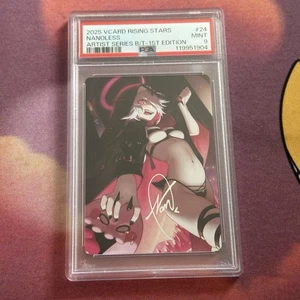 PSA 9 Vcard Nanoless #24, Rising Stars, 1ª Edición Caja Topper - Imagen 1 de 3