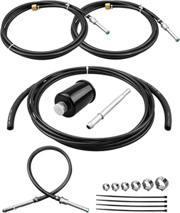 Fuel Line Replacement Kit Fit for Chevy Gmc Gas Trucks 1988-1997, Nylon Fuel Lin - Picture 1 of 12