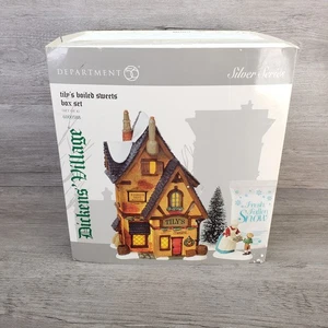 Departamento Dickens Village 56 Dulces Hervidos Tilys Serie Plata Nueva Caja Abierta con Nieve - Imagen 1 de 7