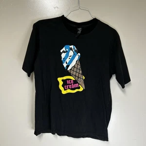 Vintage 2000s Billionaire Boys Club Ice Cream Coneman Black Shirt Size X-Large - Bild 1 von 7