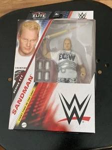 Mattel WWE Elite Series 111 - Sandman [ECW] Figure - Box Isn’t Mint - Picture 1 of 10