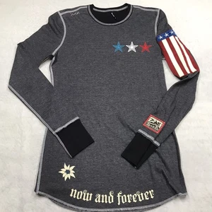 Camisa ALP N ROCK Mujer 3 (Grande) Bordada Alpina Edelweiss Estrellas Rayas Esquí - Imagen 1 de 11