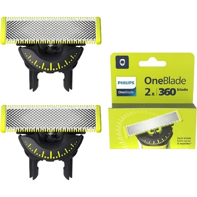Philips OneBlade Original 360-Klingen, (Modell QP420/60), 2er-Pack