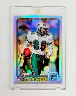 MNT #/ED REFRACTOR PARALLEL 2001 Topps Chrome ORONDE GADSDEN MIAMI DOLPHINS 🐬  - Image 1 of 3