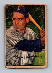 1952 Bowman #1 Yogi Berra LOW GRADE Vintage Baseball Card - Picture 1 of 2