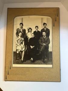 SCHÖN🇺🇸1940er MEHRGENERATIONEN ASIATISCH AMERIKANISCHER EINWANDERER GROSSE FAMILIE👀LQQK👀 - Bild 1 von 15