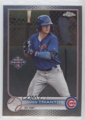 2022 Topps Pro Debut Chrome James Triantos #PDC-1 - Image 1 of 2