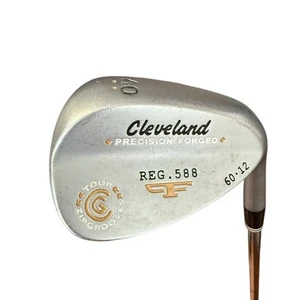 Cleveland Precision Forged 588 TZG 60°/12° Lob Wedge 35.5” Stiff Flex Steel RH - Picture 1 of 6