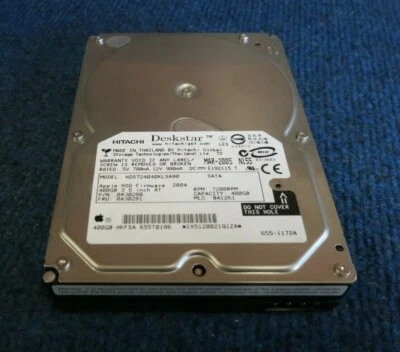 Hitachi HDS724040KLSA80 0A30280 Deskstar 400GB 7200RPM SATA 1.5Gbps 8MB 3.5" HDD - Image 1 of 4