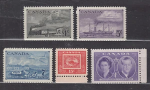 1951 #311-#314 4¢-15¢ STAMP CENTENARY COMPLETE SET & #315 4¢ F-VFNH - Picture 1 of 2