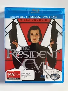 The Resident Evil Collection Blu-ray, 5-Disc Set Aus Region B VGC - Picture 1 of 5