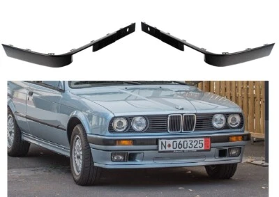 Front Bumper Side Trims Molding set For BMW E30 E30 Coupe 87-94 Late Facelift — 第 1/3 张图片