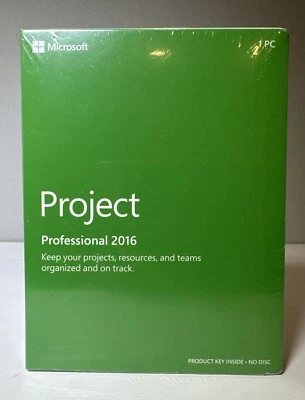 Microsoft Project Professional 2016 SKU H30-05451 SEALED Product Key - No Disc - Image 1 of 4