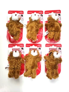 Kong Dr Noyz (6) Plush Squeaky Bear XS Puppy Dog Toy With Extra Squeakers 2.5" - Picture 1 of 9