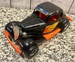 Vintage Durant Plastics 1934 Ford Victoria Toy Car - Black Flames Hard Plastic - Picture 1 of 17