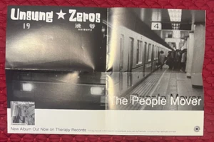 Unsung Zeros The People Mover Promo Poster 2000 Therapy Records 11x17 - Picture 1 of 1